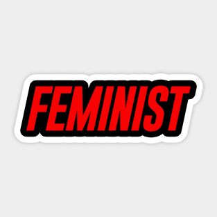 Feminist 03 - Classy, Minimal, Elegant Feminism Typography Sticker